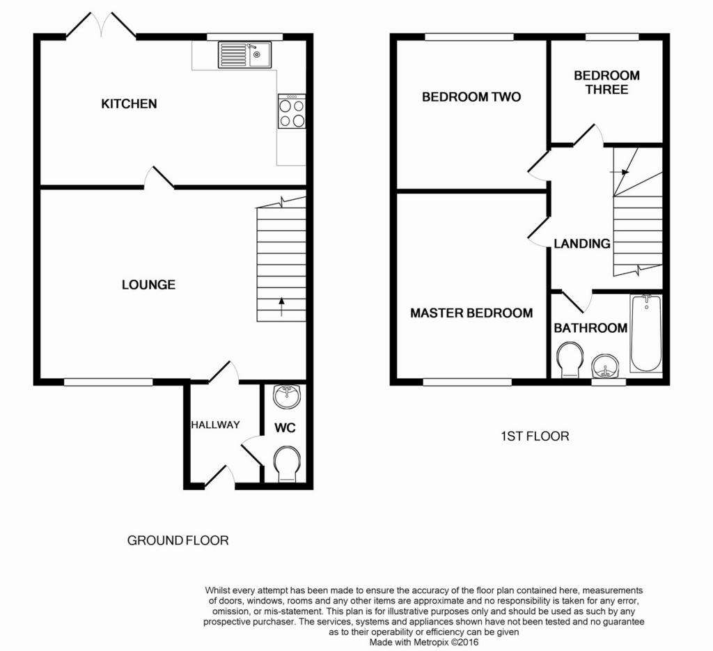 3 bedroom mews house to rent - floorplan