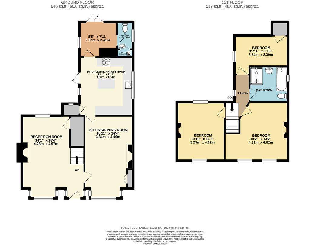 3 bedroom detached house to rent - floorplan