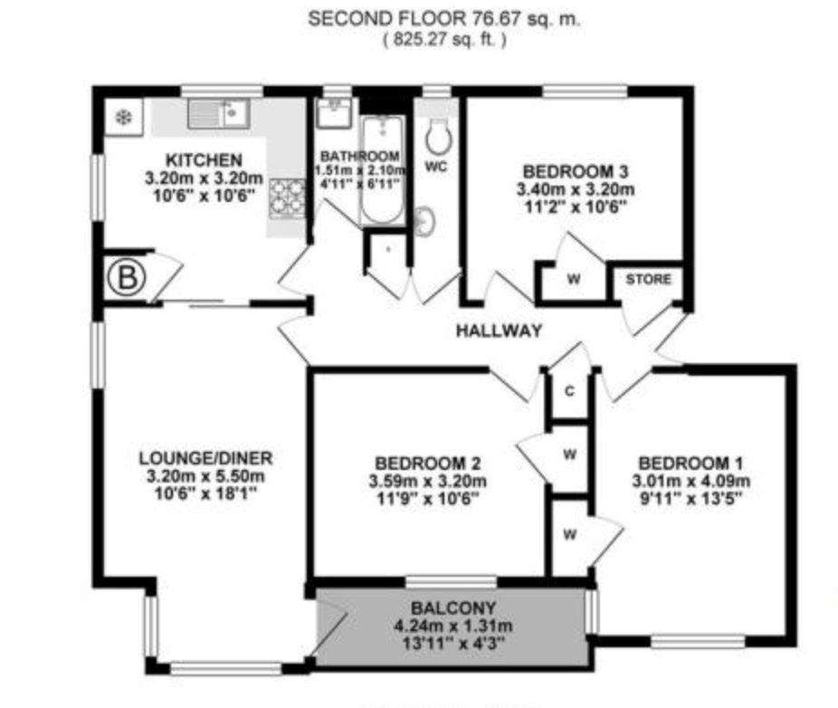 7 bedroom flat for sale - floorplan