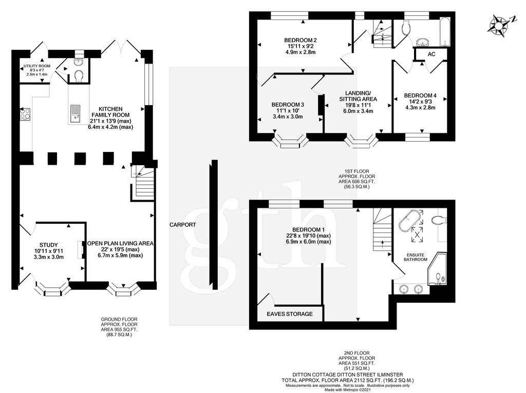 4 bedroom detached house to rent - floorplan