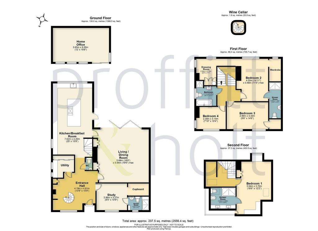 5 bedroom detached house for sale - floorplan