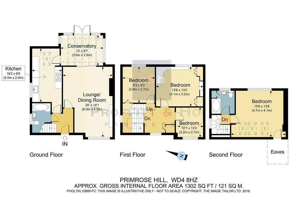 4 bedroom semi-detached house for sale - floorplan