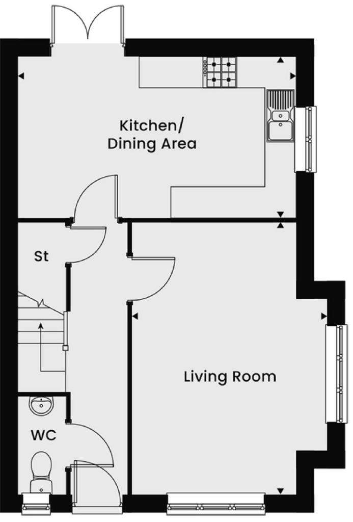 3 bedroom detached house for sale - floorplan