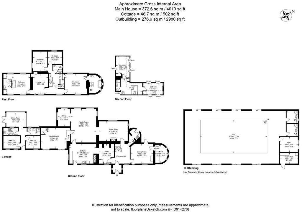 7 bedroom detached house to rent - floorplan