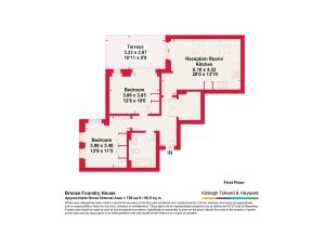 2 bedroom flat to rent - floorplan