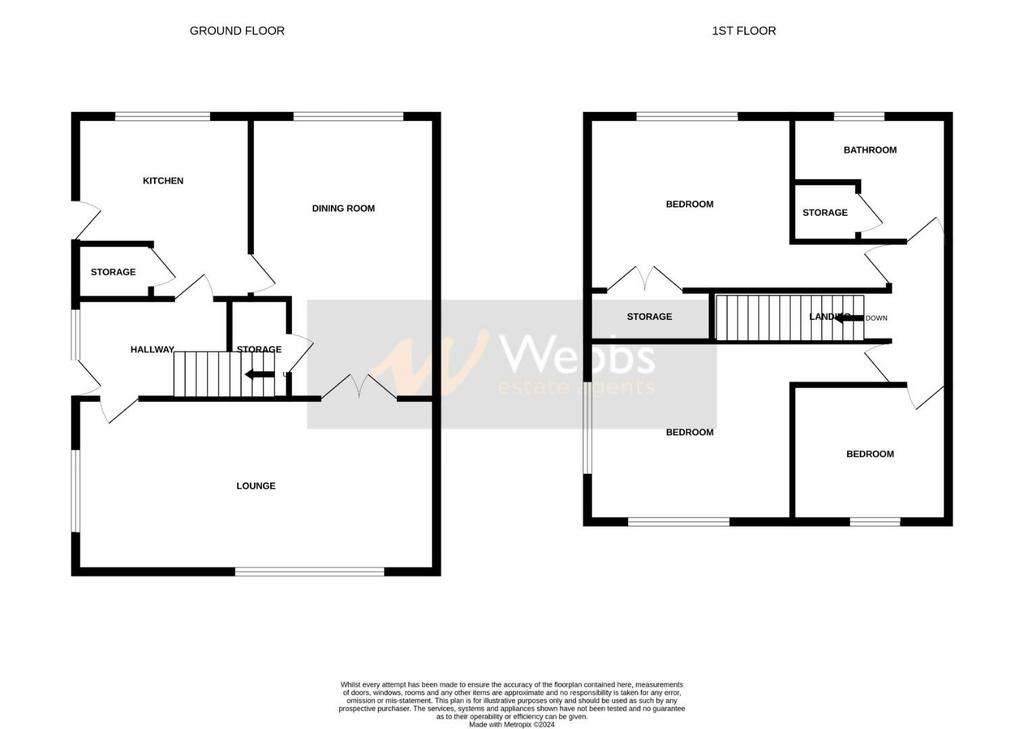 3 bedroom semi-detached house for sale - floorplan