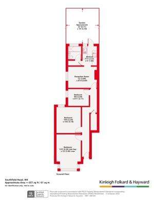 3 bedroom flat to rent - floorplan