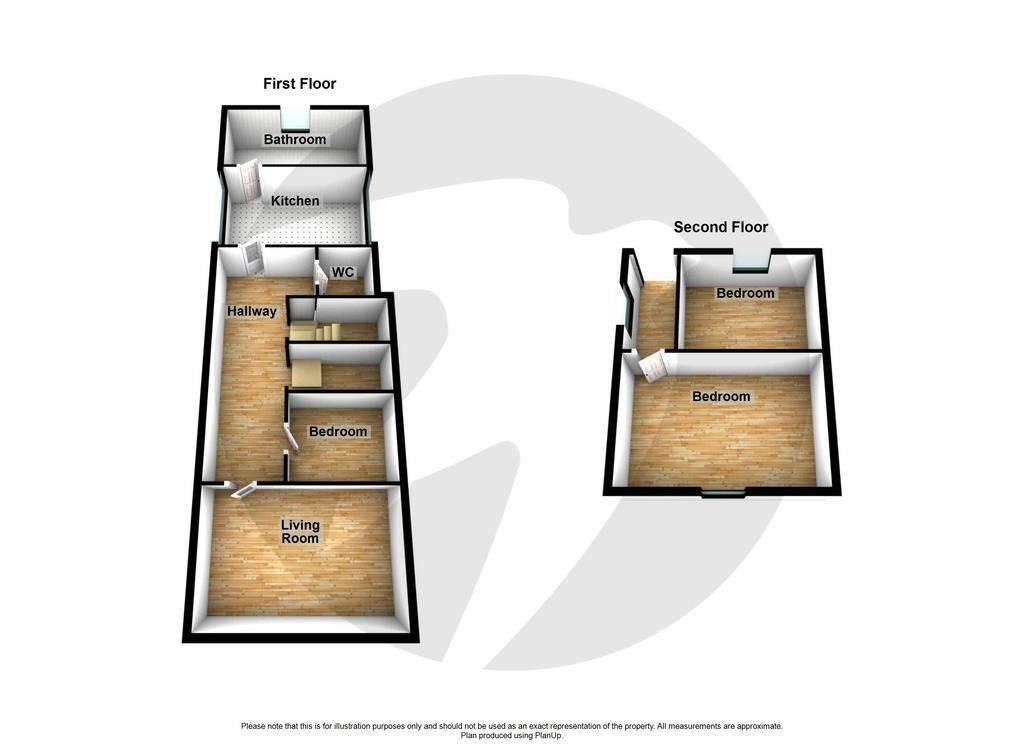 3 bedroom duplex apartment for sale - floorplan