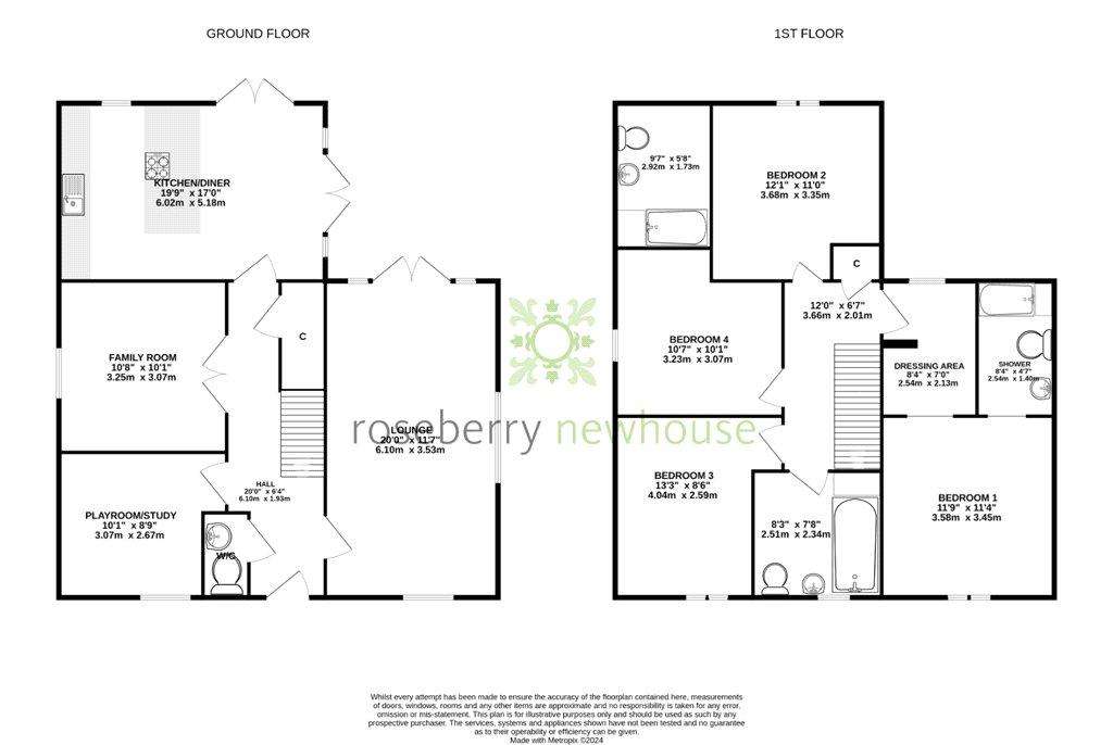 4 bedroom detached house for sale - floorplan