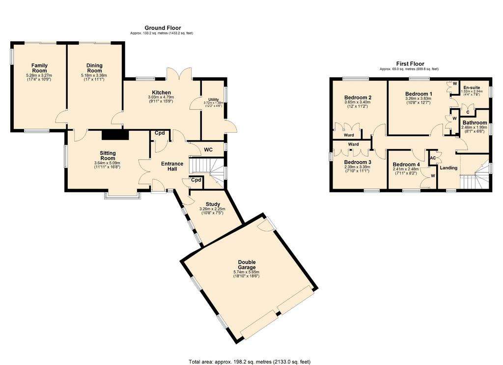 4 bedroom detached house for sale - floorplan