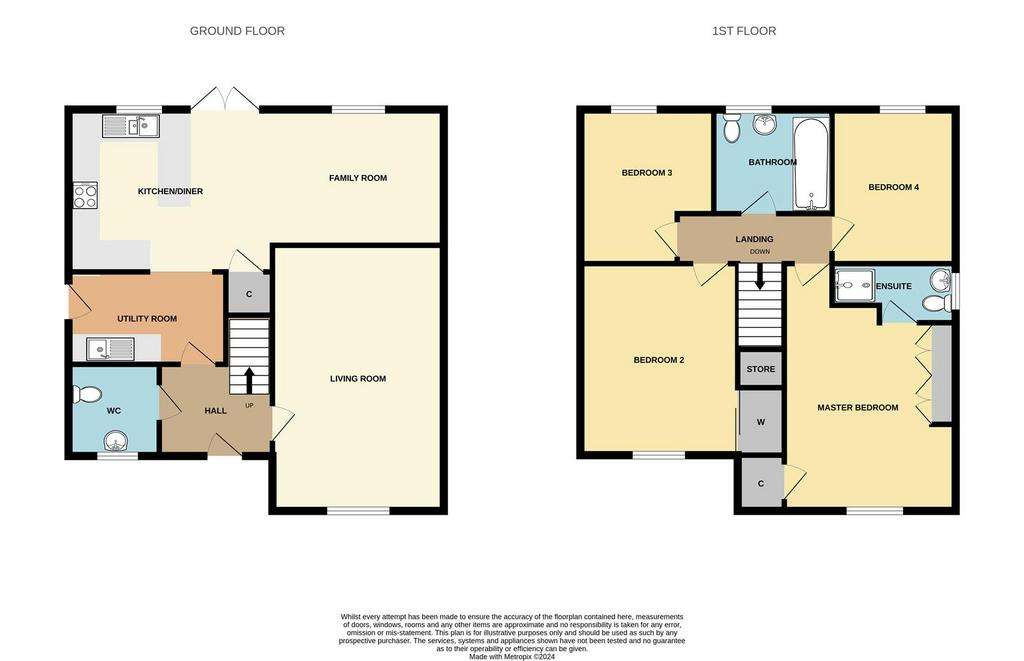 4 bedroom detached house for sale - floorplan