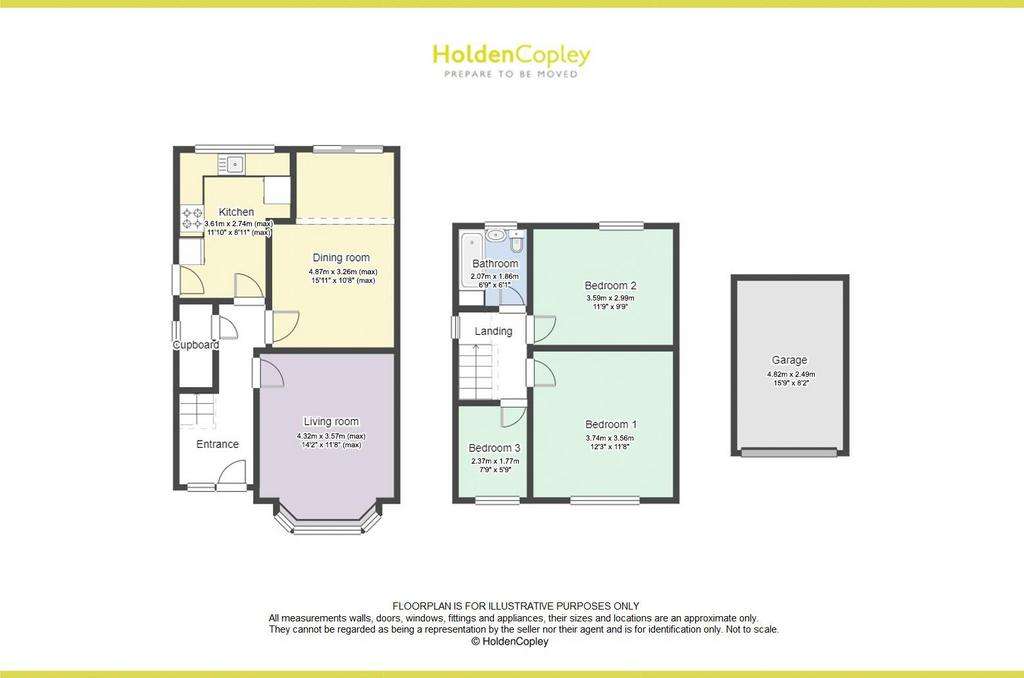 3 bedroom detached house for sale - floorplan