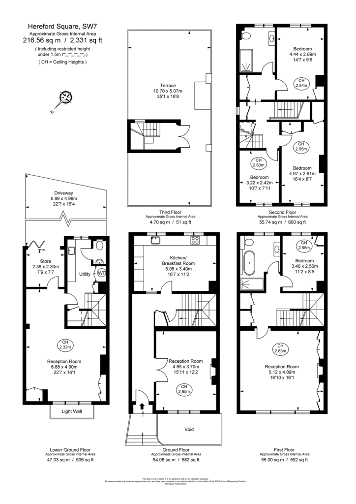 5 bedroom end of terrace house to rent - floorplan