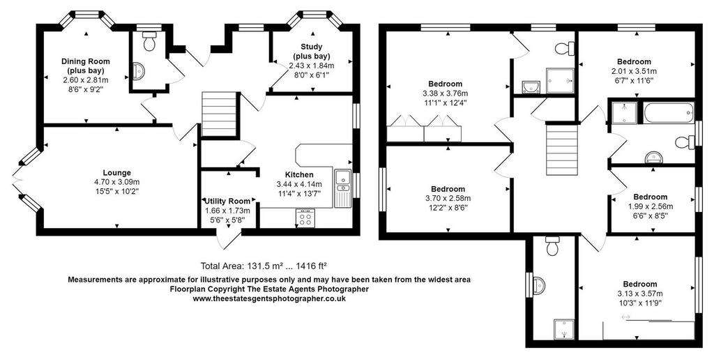 4 bedroom link-detached house for sale - floorplan