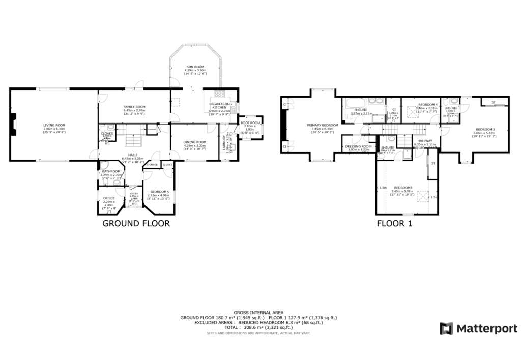 5 bedroom detached house for sale - floorplan