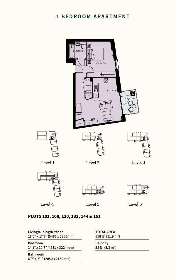 1 bedroom flat to rent - floorplan