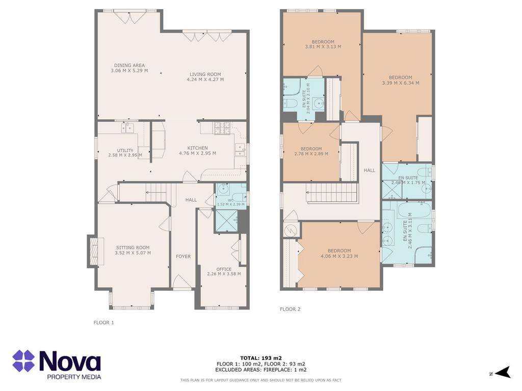 4 bedroom detached house for sale - floorplan