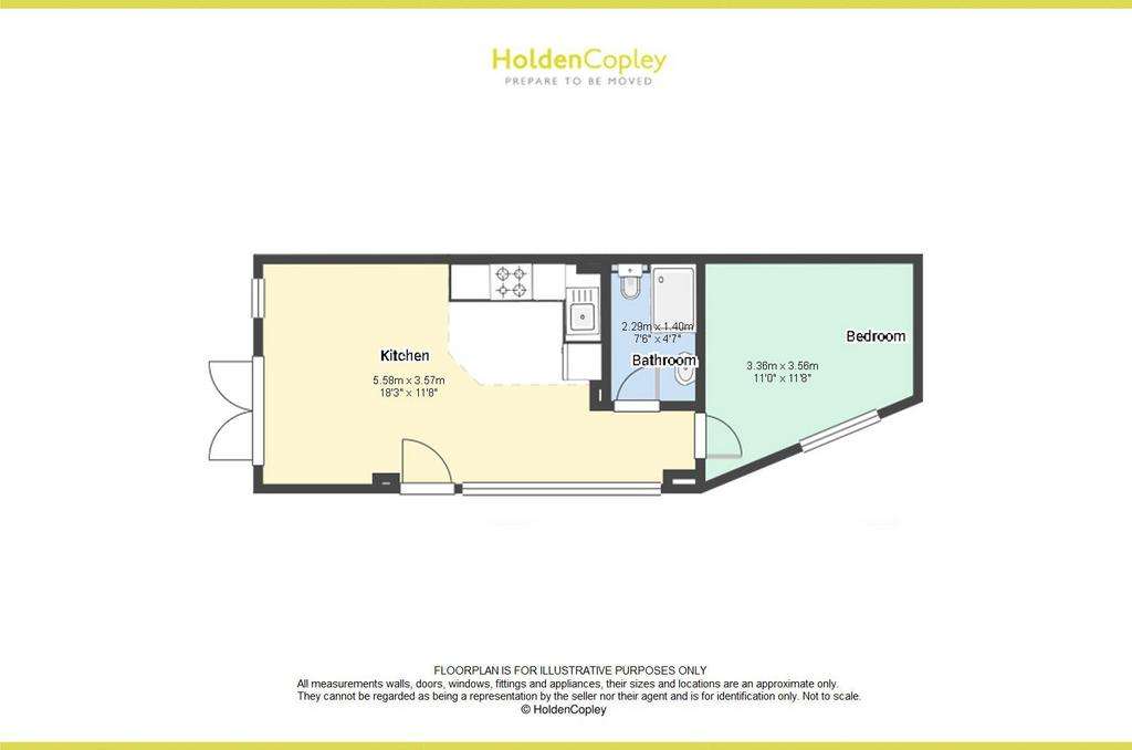 1 bedroom flat for sale - floorplan