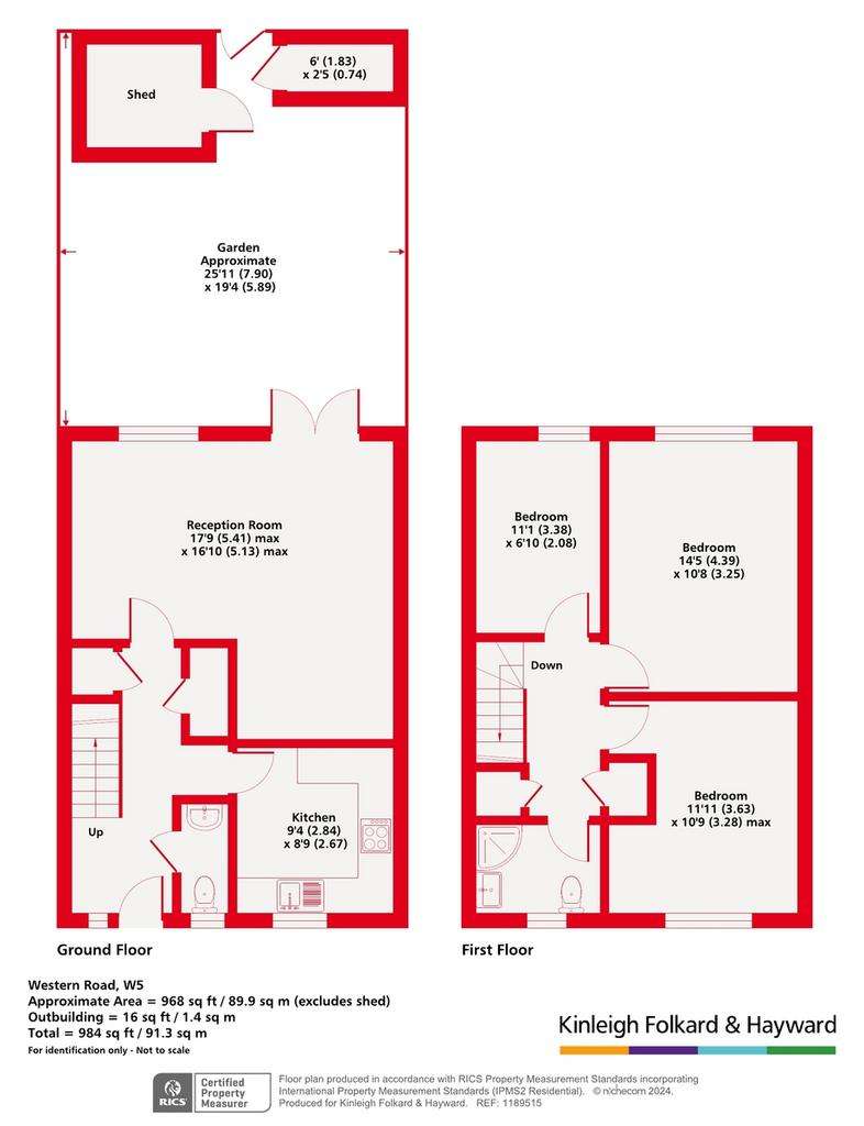 3 bedroom house to rent - floorplan