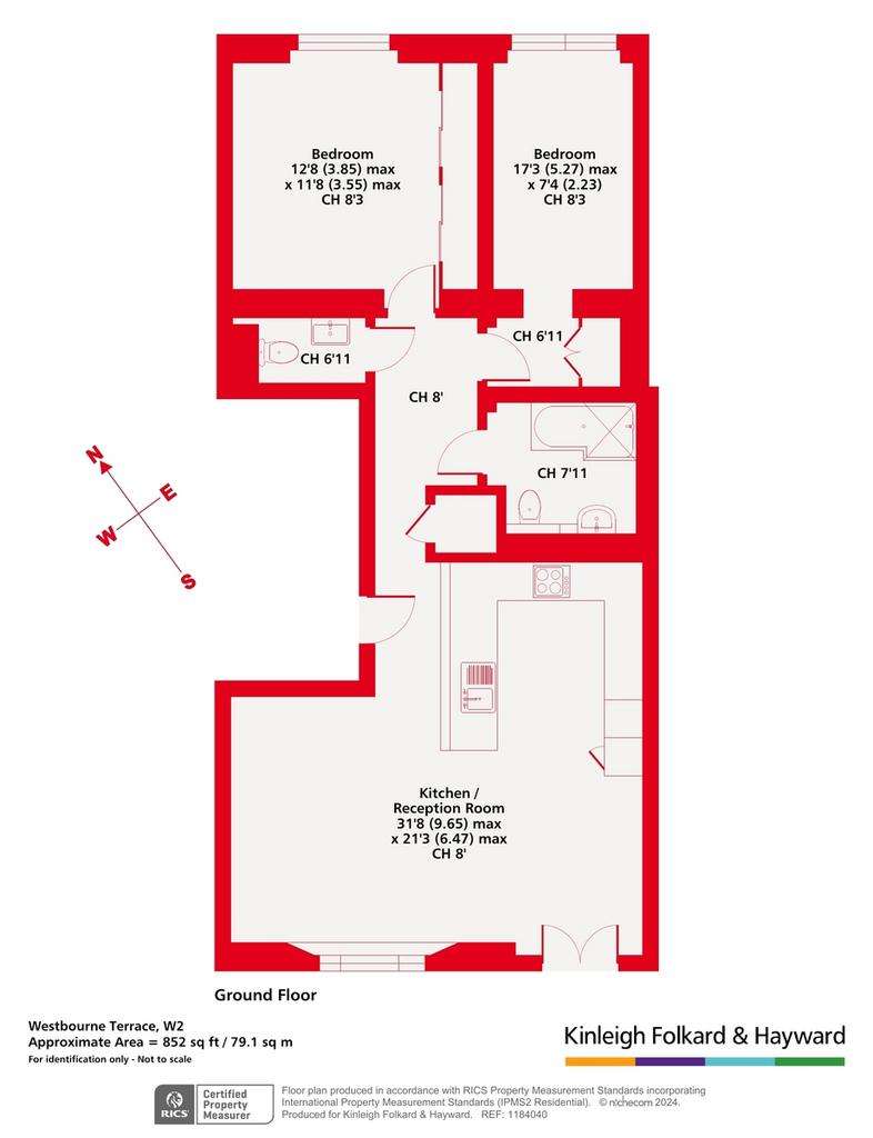 2 bedroom flat for sale - floorplan