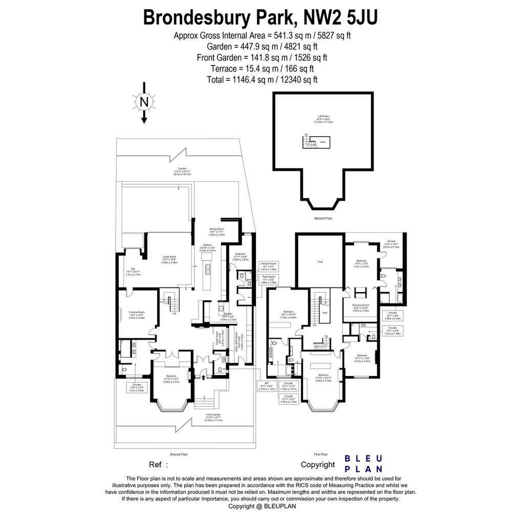 6 bedroom detached house to rent - floorplan