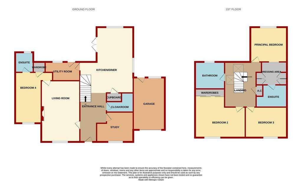 4 bedroom detached house for sale - floorplan