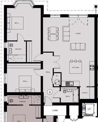 2 bedroom flat for sale - floorplan