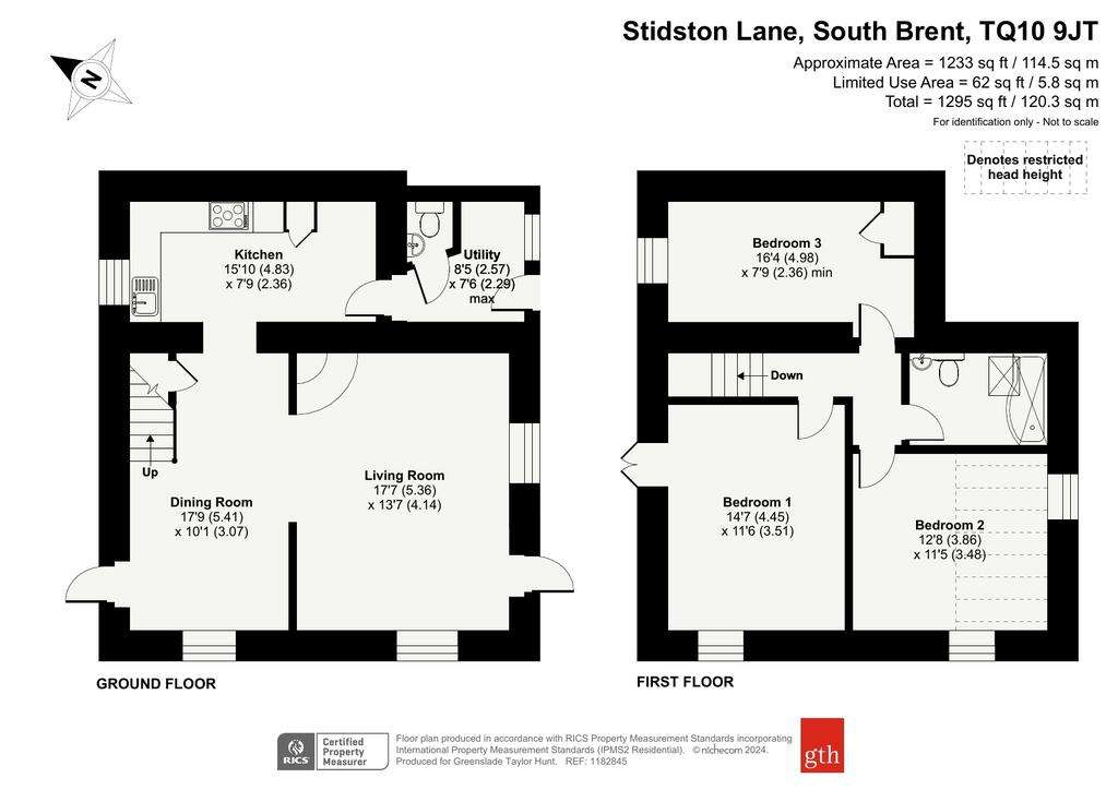 3 bedroom semi-detached house for sale - floorplan