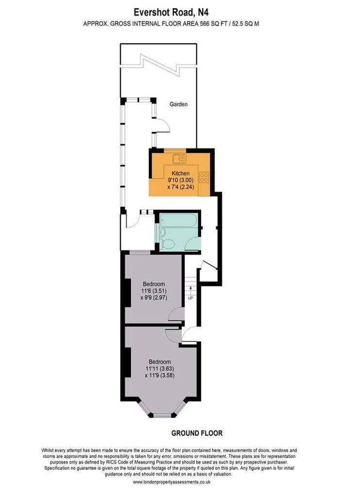 1 bedroom flat to rent - floorplan