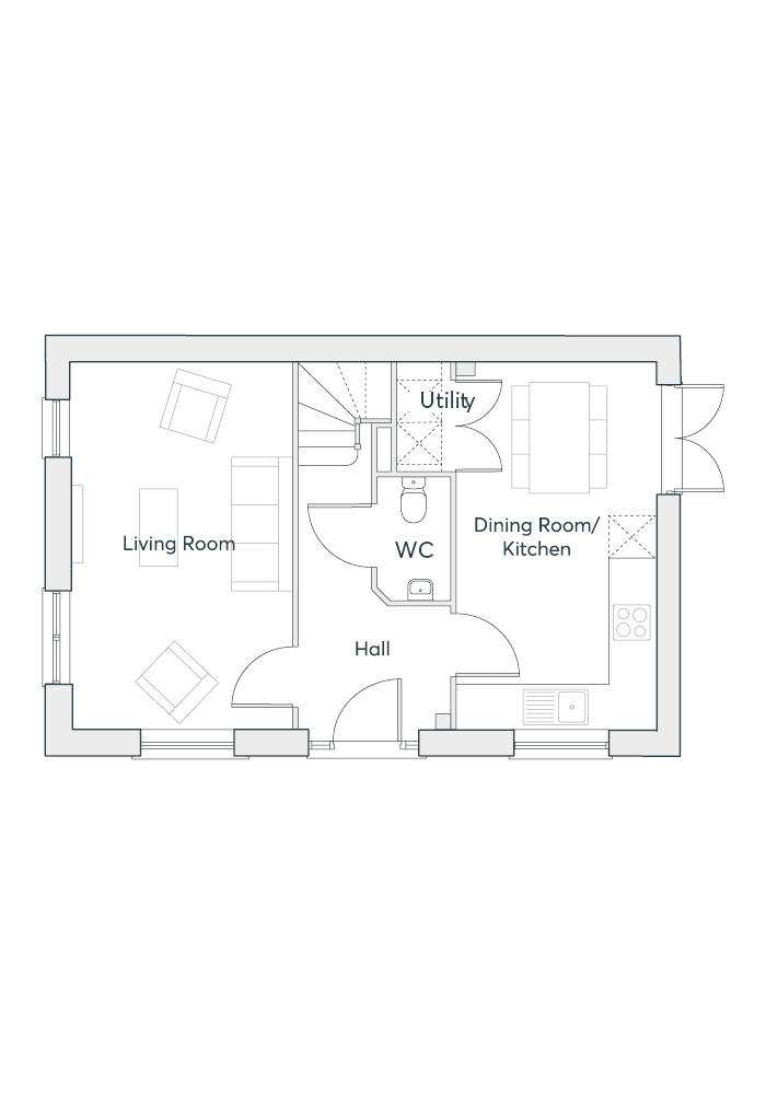 3 bedroom detached house for sale - floorplan