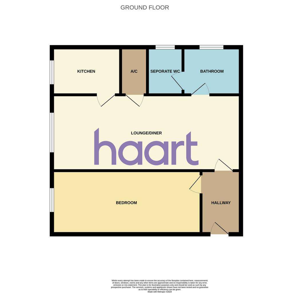 1 bedroom flat for sale - floorplan