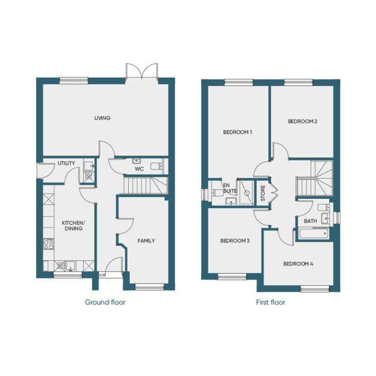 4 bedroom detached house for sale - floorplan