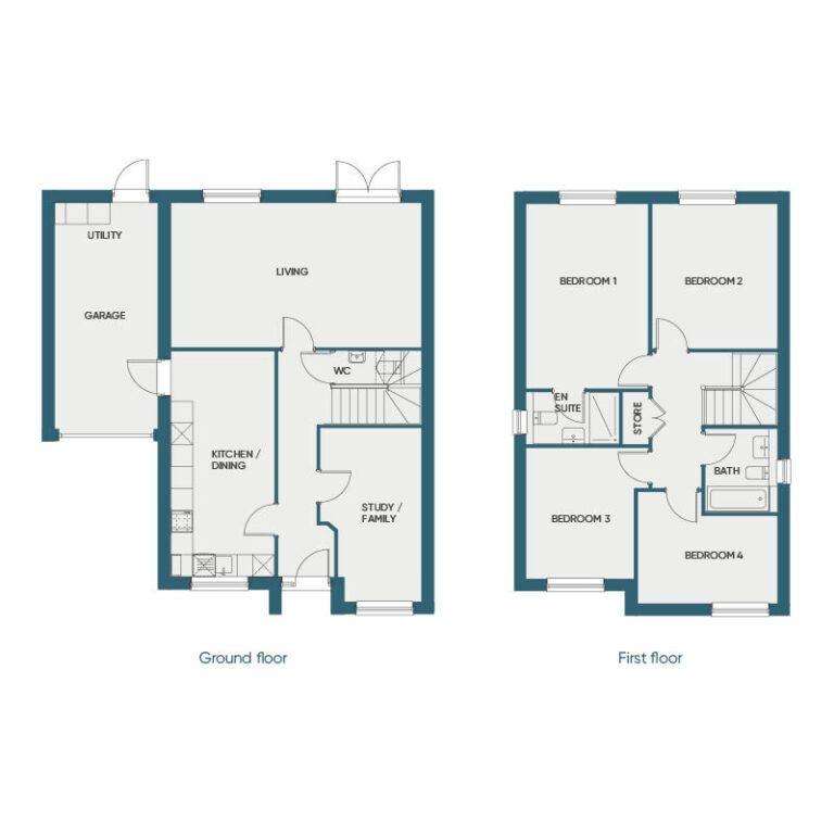 4 bedroom detached house for sale - floorplan