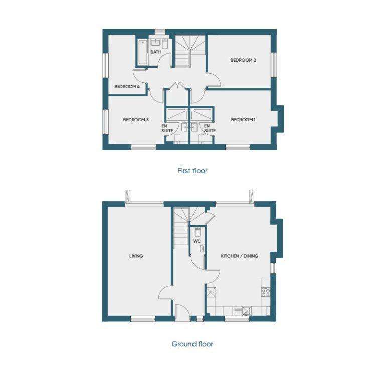 4 bedroom detached house for sale - floorplan