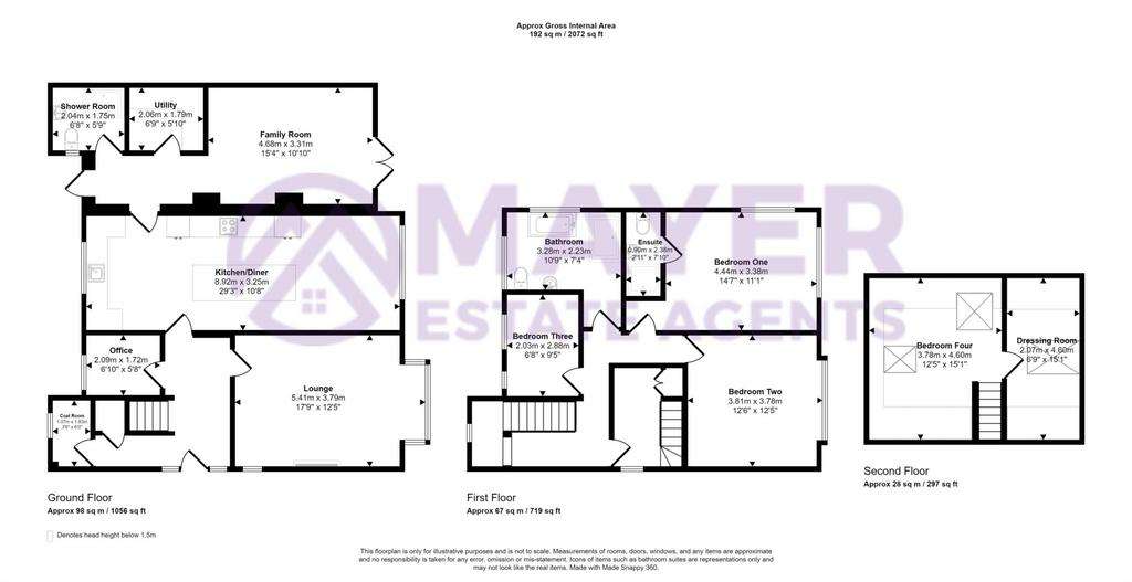 5 bedroom detached house for sale - floorplan