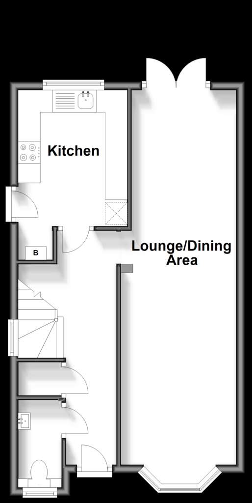 3 bedroom detached house for sale - floorplan