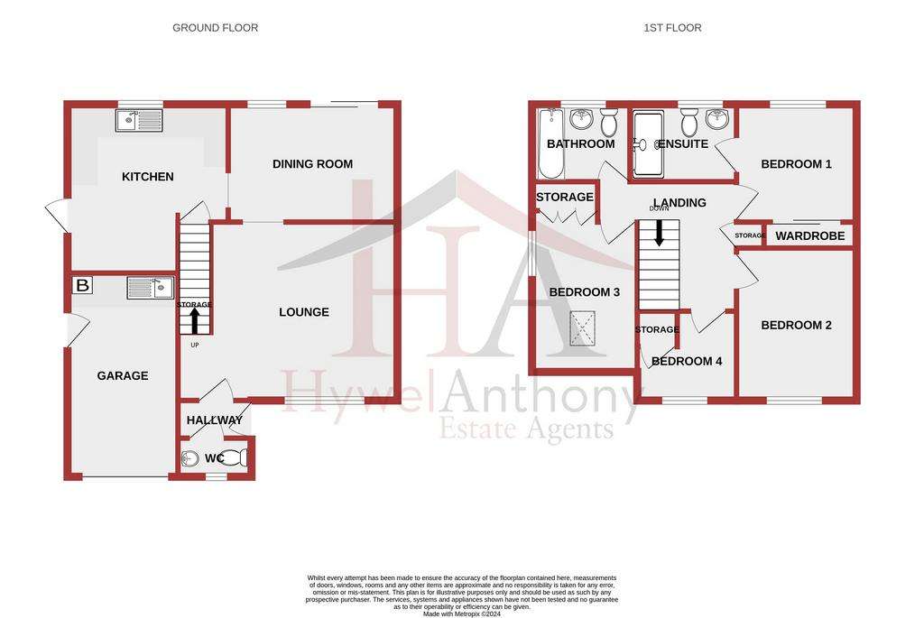 4 bedroom detached house for sale - floorplan