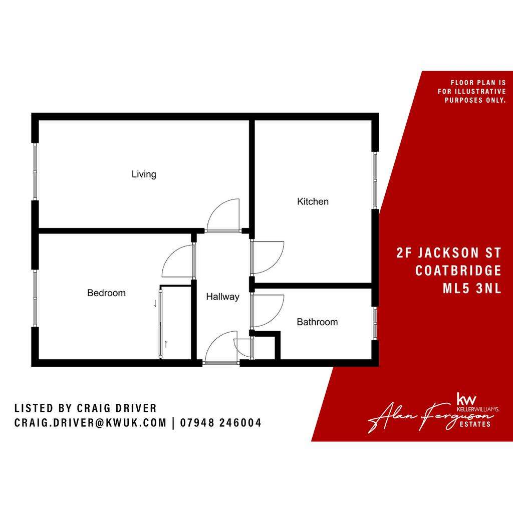 1 bedroom flat for sale - floorplan