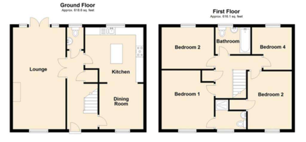 4 bedroom detached house for sale - floorplan