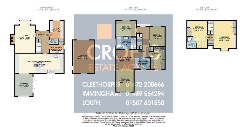 6 bedroom detached house for sale - floorplan