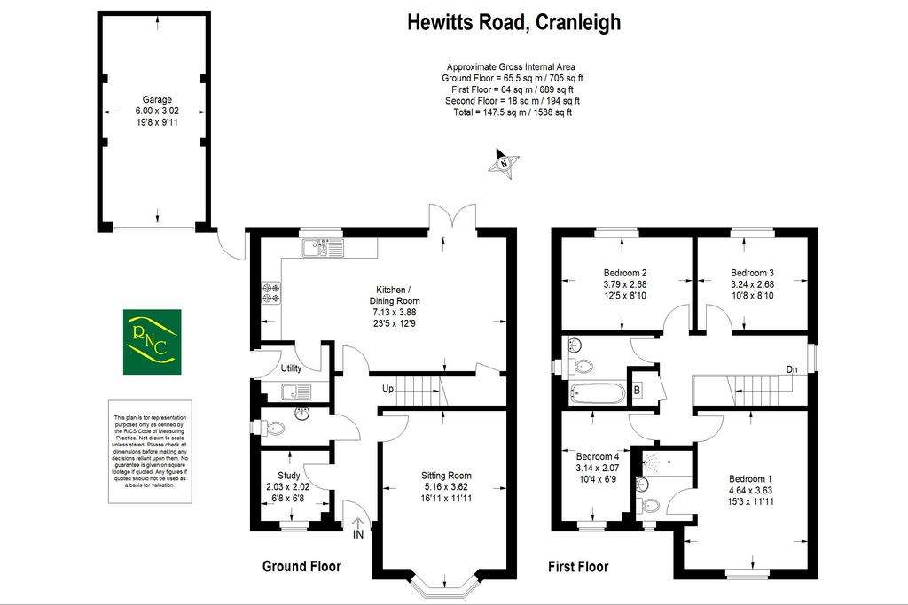 4 bedroom detached house for sale - floorplan