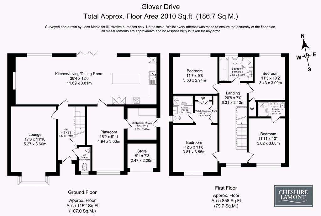 4 bedroom detached house for sale - floorplan