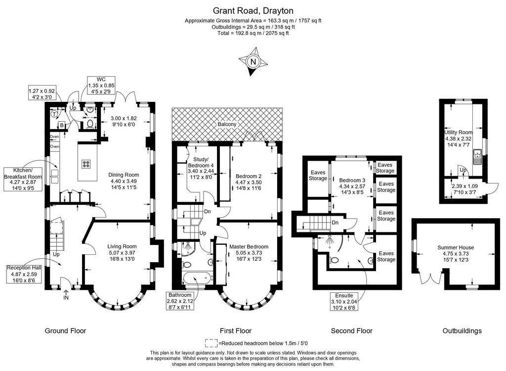 4 bedroom detached house for sale - floorplan