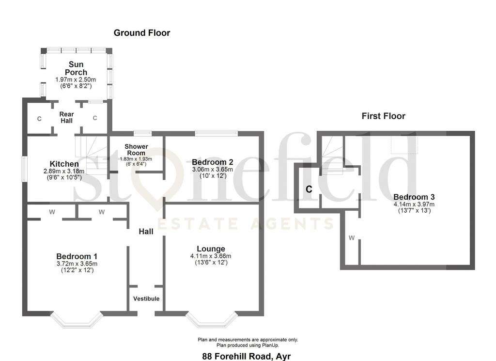 3 bedroom detached bungalow for sale - floorplan