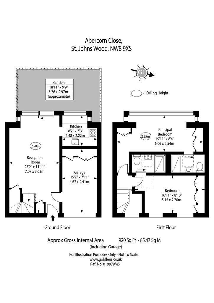 2 bedroom house to rent - floorplan