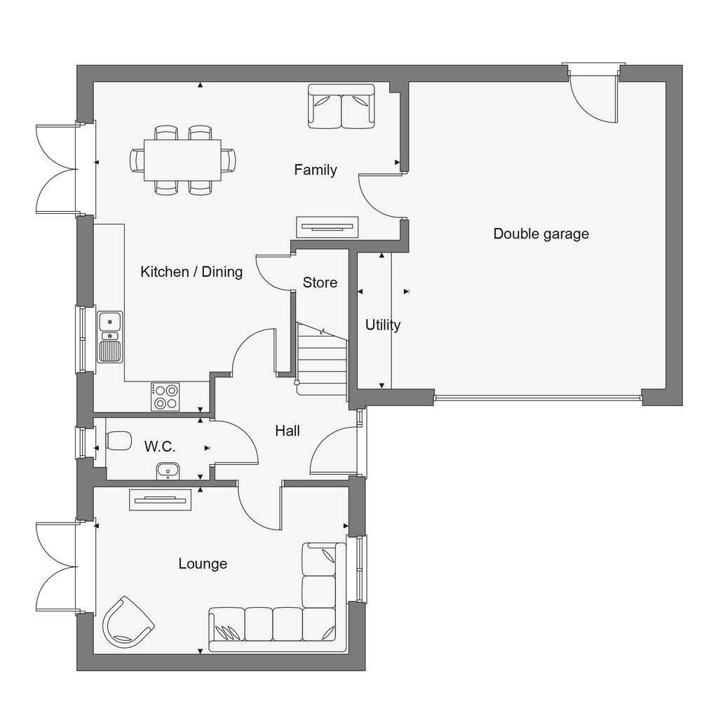 5 bedroom detached house for sale - floorplan