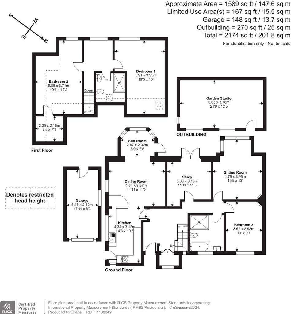 4 bedroom semi-detached house for sale - floorplan