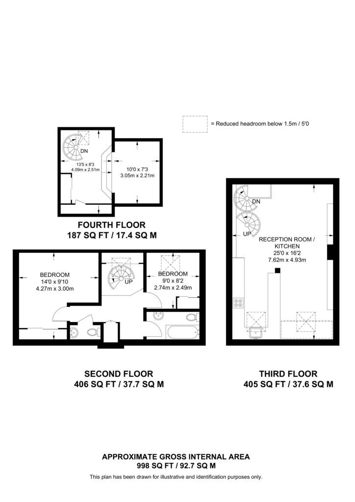 3 bedroom flat to rent - floorplan