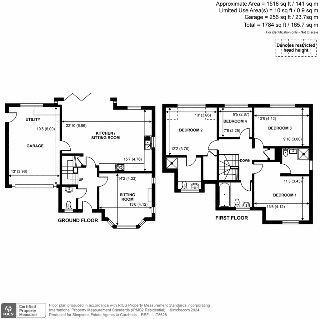 4 bedroom detached house for sale - floorplan