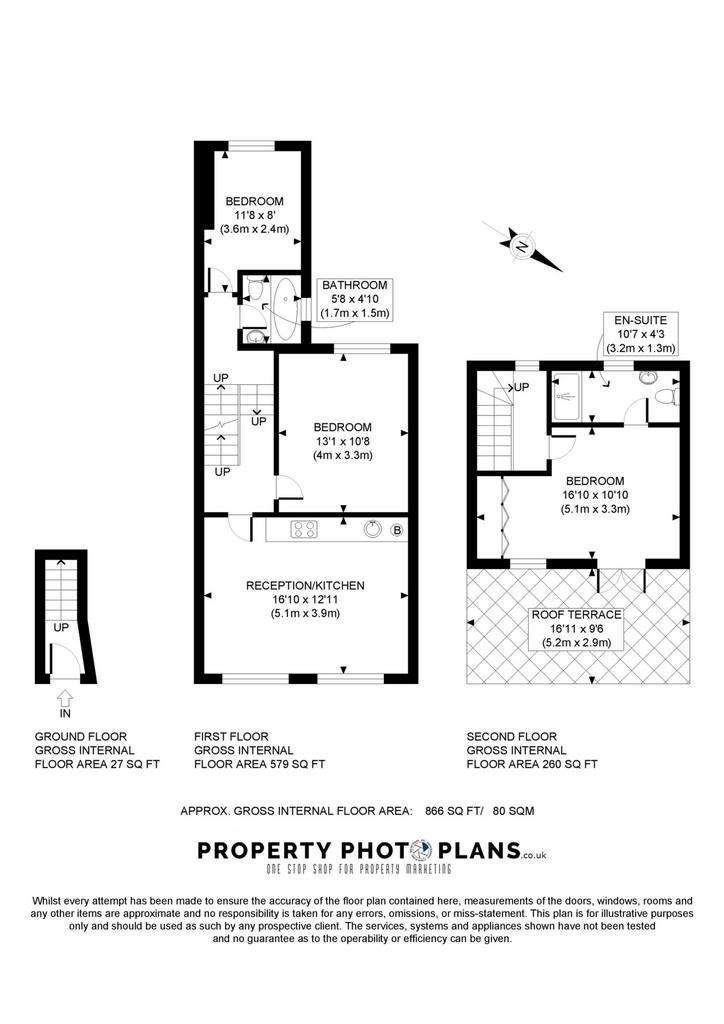 3 bedroom maisonette to rent - floorplan